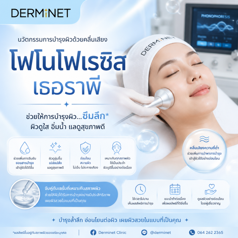 โฟโนโฟเรซิส เธอราพี (Phonophoresis Therapy)